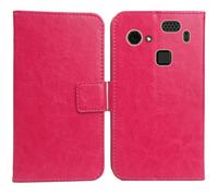 Anybird PU Flip Folio Leather Case For HAMMER Blade 3 4G 6.2" Business Phone Protection Protector Protective Cover Skin Pouch Etui (Rose)