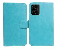 Anybird PU Flip Folio Leather Case For HMD Arc/HMD Key/HMD Aura² 6.52" Business Phone Protection Protector Protective Cover Skin Pouch Etui (Blue)