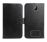 Anybird PU Flip Folio Leather Case For Panasonic KX-TF200 2.4" Business Phone Protection Protector Protective Cover Skin Pouch Etui (Black)