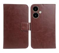 Anybird PU Flip Folio Leather Case For SPC Zeus 2 + 5" Business Phone Protection Protector Protective Cover Skin Pouch Etui (Brown)