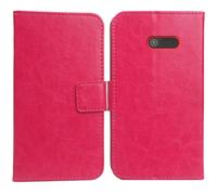 Anybird PU Flip Folio Leather Case For TTfone TT150 1.8" Book Wallet Business Phone Protection Protector Protective Cover Skin Pouch Etui (Rose)