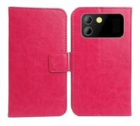 Anybird PU Flip Folio Leather Case For TTfone TT280 4G 2.8" Business Phone Protection Protector Protective Cover Skin Pouch Etui (Rose)