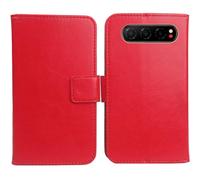 Anybird PU Flip Folio Leather Case For ZTE Nubia Air 6.78" Business Phone Protection Protector Protective Cover Skin Pouch Etui (Red)