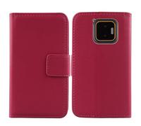 Anybird Rose Flip Genuine Real Leather Protector Case For JCB Toughphone E50 5G 6.1" Magnetic Card Slot Wallet