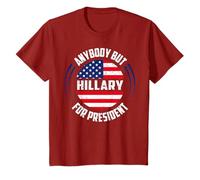 Anybody but Hillary Clinton for President, Vintage political T-Shirt