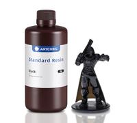 ANYCUBIC 3D Printer Resin, 405nm High Precision Fast Curing Photopolymer Resin for LCD 3D Printing 1kg Black