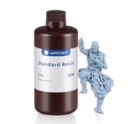 ANYCUBIC 3D Printer Resin, 405nm High Precision Fast Curing Photopolymer Resin for LCD 3D Printing 1kg Grey