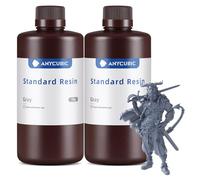 ANYCUBIC 3D Printer Resin, 405nm High Precision Fast Curing Photopolymer Resin for LCD 3D Printing 2kg Grey