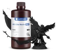 ANYCUBIC 3D Printer Resin, ABS-Like Resin Pro 2 with Enhanced Strength and Toughness, Performance far Superior to ABS-Like Resin, Low Odor, Wide Compatible for All Resin 3D Printers(Black, 1kg)