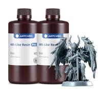 ANYCUBIC ABS-Like Resin Pro 2 3D Printer Resin, Grey, 2kg | Enhanced Strength and Toughness, High Precision and Minimal Shrinkage, Widely Compatible with All LCD 3D Printers