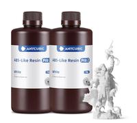 ANYCUBIC ABS-Like Resin Pro 2 3D Printer Resin, White, 2kg | Enhanced Strength and Toughness, High Precision and Minimal Shrinkage, Widely Compatible with All LCD 3D Printers