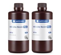 ANYCUBIC ABS-Like Resin Pro 2, 3D Printer Resin with Enhanced Strength and Toughness, High Precision and Minimal Shrinkage, Widely Compatible with All LCD 3D Printers(White, 2kg)