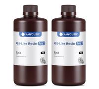 ANYCUBIC ABS-Like Resin Pro 2, 3D Printer Resin with Enhanced Strength and Toughness, High Precision and Minimal Shrinkage 3D Resin, Widely Compatible with All Resin 3D Printers(Black, 2kg)