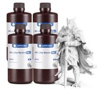 ANYCUBIC ABS-Like Resin Pro 2, 3D Printer Resin with Enhanced Strength and Toughness, High Precision and Minimal Shrinkage, Widely Compatible with All LCD 3D Printers(White,4kg)