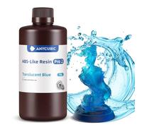 ANYCUBIC ABS-Like Resin Pro 2, 3D Printer Resin with Enhanced Strength and Toughness, High Precision and Minimal Shrinkage 3D Resin, Widely Compatible with All Resin 3D Printers(Transparent Blue,1kg)