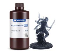 ANYCUBIC ABS-Like Resin Pro 2, 3D Printer Resin with Enhanced Strength and Toughness, High Precision and Minimal Shrinkage 3D Resin, Widely Compatible with All Resin 3D Printers(Smoky Black,1kg)