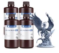 ANYCUBIC ABS-Like Resin Pro 2 3D Resin, Grey, 4kg | Enhanced Strength and Toughness,Performance far Superior to ABS-Like Resin,Low Odor,Wide Compatible for All LCD 3D Printers