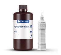 ANYCUBIC High Speed 2.0 3D Printer Resin, High-Activity and Liquidity, Low-Viscosity 3D Resin, 170mm/h Printing Speed with Anycubic Photon Mono M7 Pro LCD Printer, White 1kg