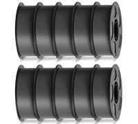 ANYCUBIC High Speed 3D Printer Filament 1.75mm, Up to 10X Faster, Rapid PLA Filament with High Prints Quality, Accuracy +/- 0.02mm, Print with FDM 3D Printer,10 Pack 1KG Reusable Spool, Grey*10