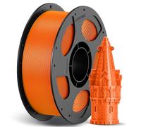 ANYCUBIC High Speed 3D Printer Filament 1.75mm, Up to 10X Faster, Rapid PLA Filament with High Prints Quality, Accuracy +/- 0.02mm, Print with FDM 3D Printers, 1KG Reusable Spool, Vibrant Orange