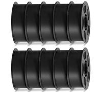 ANYCUBIC High Speed 3D Printer Filament 1.75mm, Up to 10X Faster, Rapid PLA Filament with High Prints Quality, Accuracy +/- 0.02mm, Print with FDM 3D Printer,10 Pack 1KG Reusable Spool,Black