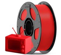 ANYCUBIC High Speed 3D Printer Filament 1.75mm, Up to 10X Faster,RFID Rapid PLA Filament with High Prints Quality, Accuracy +/- 0.02mm, Print with Most FDM 3D Printers, 1KG Reusable Spool, Bright Red