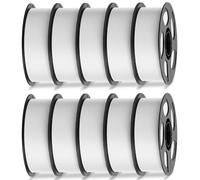 ANYCUBIC High Speed 3D Printer Filament 1.75mm, Up to 10X Faster, RFID Rapid PLA Filament with High Prints Quality, Accuracy +/- 0.02mm, Print with FDM 3D Printer,10 Pack 1KG Reusable Spool, White*10