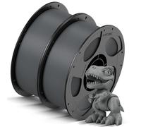 ANYCUBIC High Speed 3D Printer Filament 1.75mm, Up to 10X Faster, RFID Rapid PLA Filament with High Prints Quality, Accuracy +/- 0.02mm, Print with FDM 3D Printer,2 Pack 1KG Reusable Spool, Grey*2