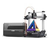 ANYCUBIC Kobra 3 V2 Combo 3D Printer, Multicolor Printing 4 Base Colors, Up to 8 Colors, 600 mm/s High Speed FDM 3D Printer, Upgraded Auto-leveling, 255 x 255 x 260mm Large Printing Size for Beginners