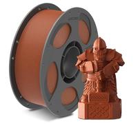 ANYCUBIC Marble PLA 3D Printer Filament, 3D Printing Rock PLA Filament 1.75mm Dimensional Accuracy +/- 0.03mm, 1KG Reusable Spool, Brick Red