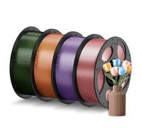 ANYCUBIC PETG 3D Filament 1.75mm, 4KG Translucent Brown+Pink+Olive+Purple