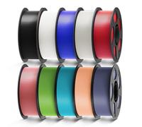 ANYCUBIC PLA 3D Printer Filament 1.75mm, 10KG Multicolor Combination | Dimensional Accuracy +/- 0.02mm,Black+White+Clear+Red+Blue+Pink+Tropical Turquoise+Peach Pink+Interstellar Violet+Spring Leaf