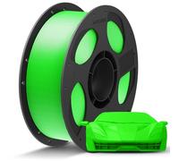 ANYCUBIC PL 3D Printer Filament 1.75mm, High Toughness 3D Printing Filament, Dimensional Accuracy +/- 0.02mm, Print with FDM 3D Printers, Intelligent Identification, 1KG Reusable Spool, Green Flash