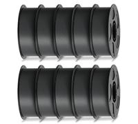 ANYCUBIC PLA Filament 1.75mm, 3D Printer Filament, Intelligent Identification, Dimensional Accuracy +/- 0.02mm, 10 Pack 1KG Reusable Spool,Texture Grey*10