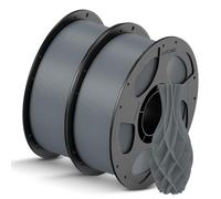 ANYCUBIC PLA Filament 1.75mm, 3D Printer Filament, Intelligent Identification, Dimensional Accuracy +/- 0.02mm, 2 Pack 1KG Reusable Spool, Gray+Gray