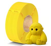 ANYCUBIC PLA Filament Refill 1.75mm, 3D Printer Filament, for Reusable Spools, Dimensional Accuracy +/- 0.02mm, Fit with Most Reusable Spools, 1KG, Yellow