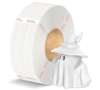 ANYCUBIC PL Filament Refill 1.75mm, High Toughness 3D Printer Filament for Reusable Spools, Dimensional Accuracy +/- 0.02mm, Print with Most FDM 3D Printers, Intelligent Identification, 1KG White