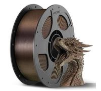 ANYCUBIC PLA Galaxy 3D Printer Filament, Sparkle PLA Filament 1.75mm Dimensional Accuracy +/- 0.03mm, Print with Most FDM 3D Printers, Intelligent Identification, 1KG Reusable Spool, Galaxy Brown