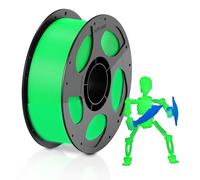 ANYCUBIC PLA Glow Filament 1.75mm, Glow in The Dark, 3D Printer Filament, Print with Most FDM 3D Printer, Intelligent Identification, Dimensional Accuracy +/- 0.02mm, 1KG Reusable Spool, Green