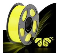 ANYCUBIC PLA Lights Filament, Glow In The Dark Filament, Intelligent Identification, Dimensional Accuracy +/- 0.02 mm, 1 kg Spool Filament PLA for 3D Printers, Yellow Glow