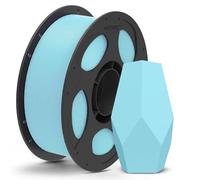 ANYCUBIC PLA Matte 3D Printer Filament 1.75mm, PLA Matte for 3D Printing Material, Print with FDM 3D Printer, Intelligent Identification, Dimensional Accuracy +/- 0.02mm, 1KG Reusable Spool,Ice Blue
