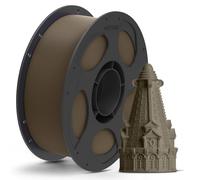 ANYCUBIC PLA Matte 3D Printer Filament 1.75mm, PLA Matte for 3D Printing Material, Print with FDM 3D Printer, Intelligent Identification, Accuracy +/- 0.02mm, 1KG Reusable Spool,Brown Chocolate