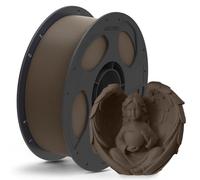 ANYCUBIC PLA Matte 3D Printer Filament 1.75mm, PLA Matte for 3D Printing Material, Print with FDM 3D Printer, Intelligent Identification, Dimensional Accuracy +/- 0.02mm, 1KG Reusable Spool,Dark Brown