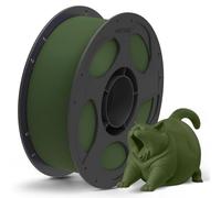 ANYCUBIC PLA Matte 3D Printer Filament 1.75mm, PLA Matte for 3D Printing Material, Print with FDM 3D Printer, Intelligent Identification, Dimensional Accuracy +/- 0.02mm, 1KG Reusable Spool,Dark Green