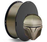 ANYCUBIC PLA Metal Filament 1.75mm, Shiny Adjustable Luster 3D Printer Metallic PLA Filament, Durable & Impact-Resistant,+/- 0.02mm Accuracy, Print with Most FDM 3D Printer,1KG Spool, Metal Champaign