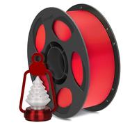 ANYCUBIC Silk PLA Filament 1.75mm, 3D Printer Filament, Dimensional Accuracy +/- 0.02mm, 1KG Spool, Dimensional Accuracy +/- 0.03 mm,Christians Red