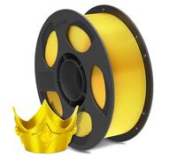 ANYCUBIC Silk PLA Filament 1.75mm, 3D Printer Filament, Dimensional Accuracy +/- 0.02mm, 1KG Spool, Dimensional Accuracy +/- 0.03 mm,Shiny Gold