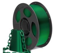 ANYCUBIC Silk PLA Filament 1.75mm, 3D Printer Filament, Dimensional Accuracy +/- 0.02mm, 1KG Spool, Dimensional Accuracy +/- 0.03 mm,Christians Green