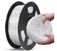ANYCUBIC TPU Filament 1.75mm, 95A Soft Flexible 3D Printer Filament, Dimensional Accuracy +/- 0.03mm, Print with Most FDM 3D Printers, 1KG Spool, Milky White