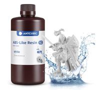 ANYCUBIC Water-washable ABS-Like Resin, 3D Printer Resin with High Toughness and Impact Resistance, High Precision and Low Odor, Easy to Post-process(1kg, White V2)